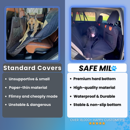 Safe Milo™️ - Hard Bottom Seat Cover Pro